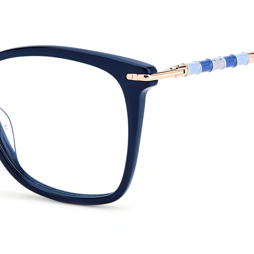 NWT Carolina Herrera CH0042-PJP-54 0Pjp Blue 54mm Eyeglasses